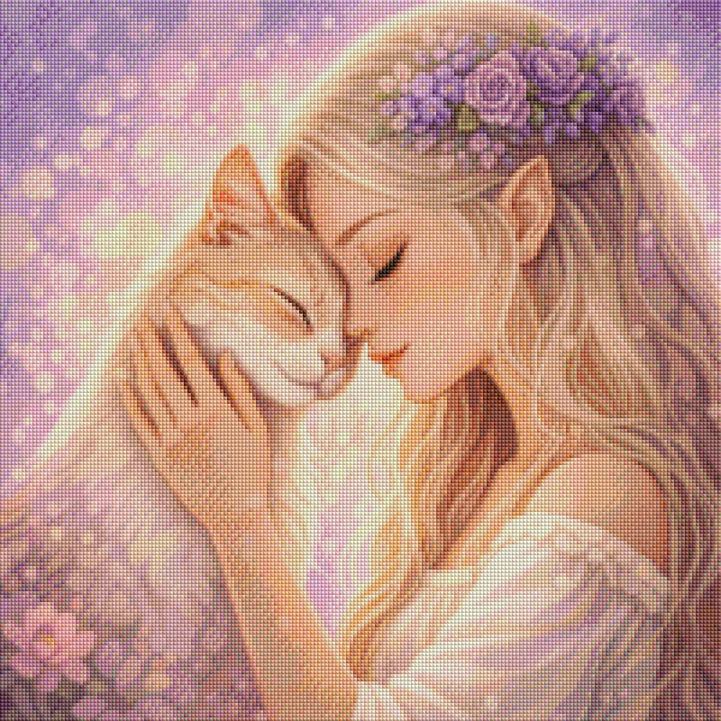 Seelenpfote - Diamond Painting Kit - Artwork by Farbenzauberwelt