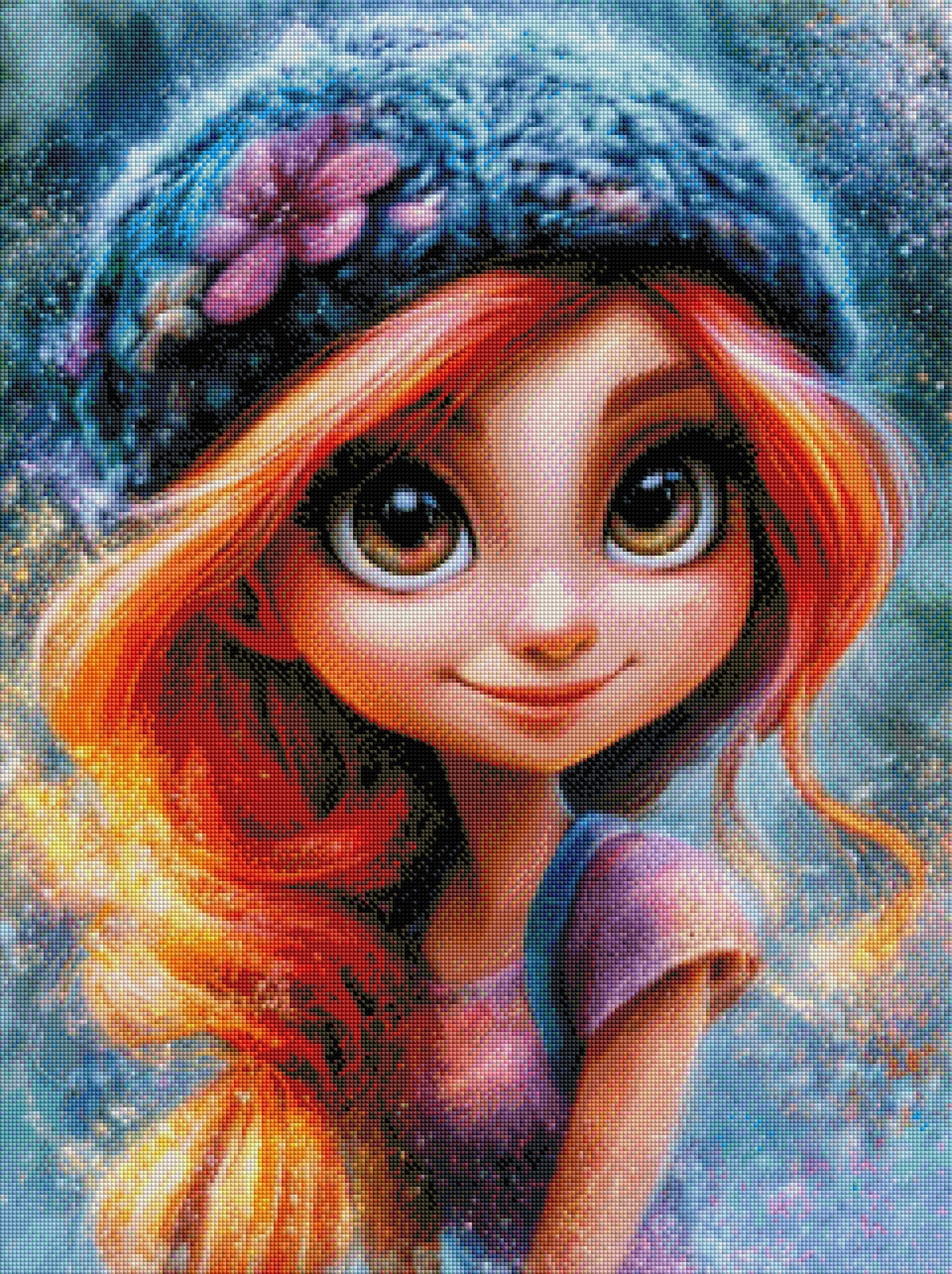 Kupferzauber - Diamond Painting Kit | 60*80 cm | 150 DMC Colors | Artwork by Ray Spark