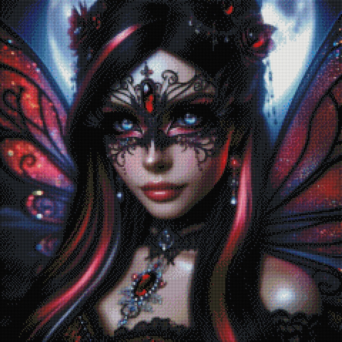 Autumn Roses - Diamond Painting Kit | 50*65 cm | 130 DMC Colors | Artwork by Anny_Ai