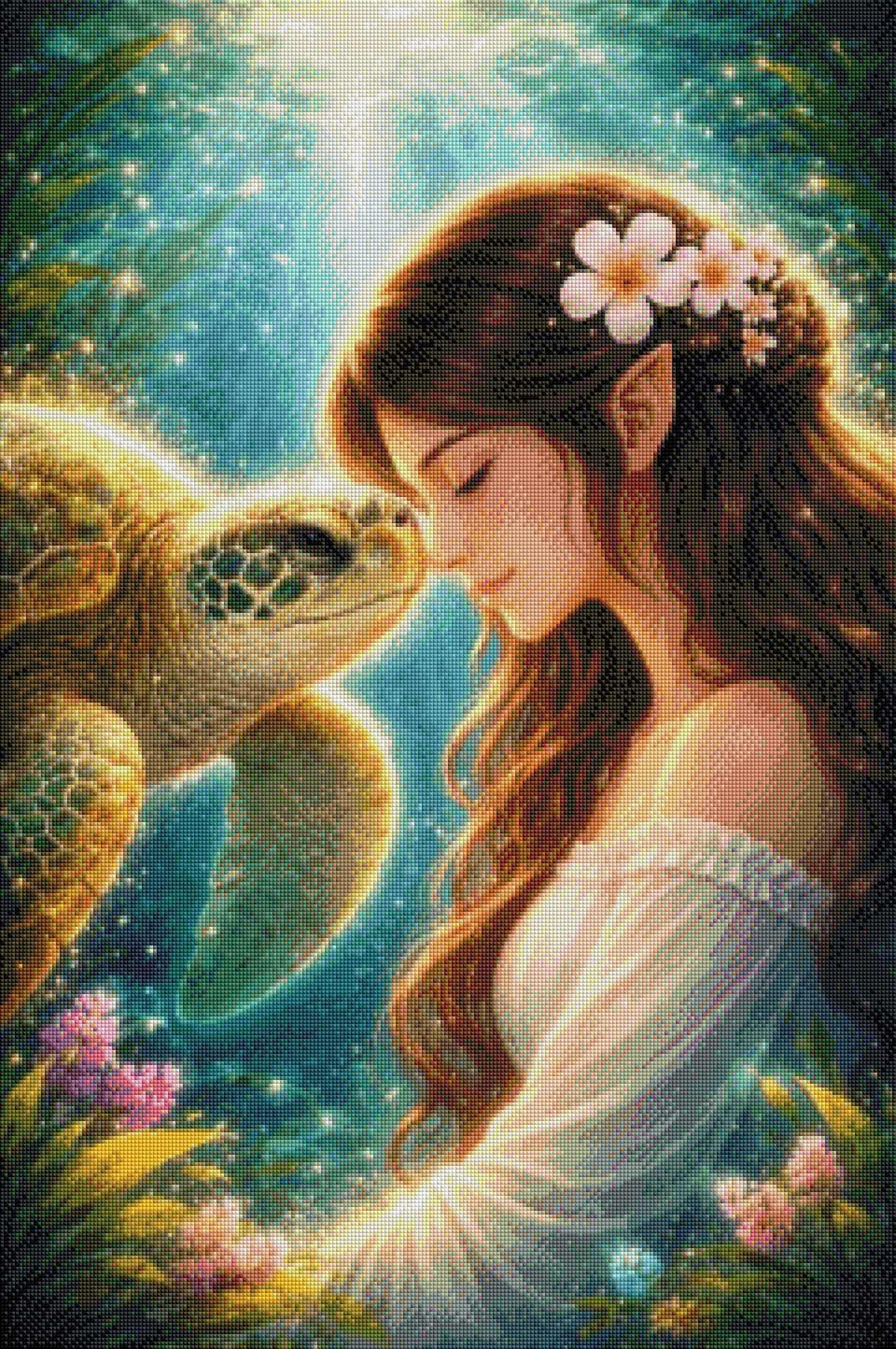 Meeresflüstern - Diamond Painting Kit - Artwork by Farbenzauberwelt