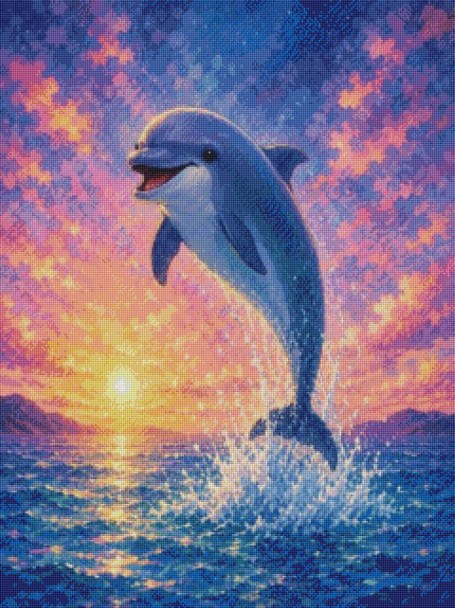 Magischer Meeresgruß - Diamond Painting Kit - Artwork by tiki_DIAMONDS.ai
