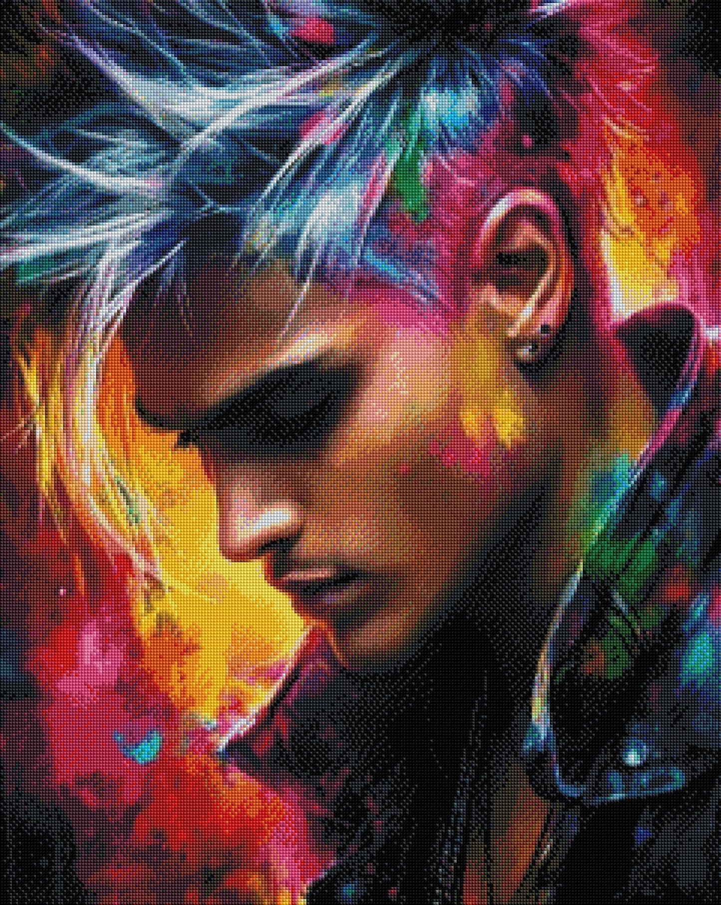 Neon Soul - Diamond Painting Kit - Artwork by Ray Spark