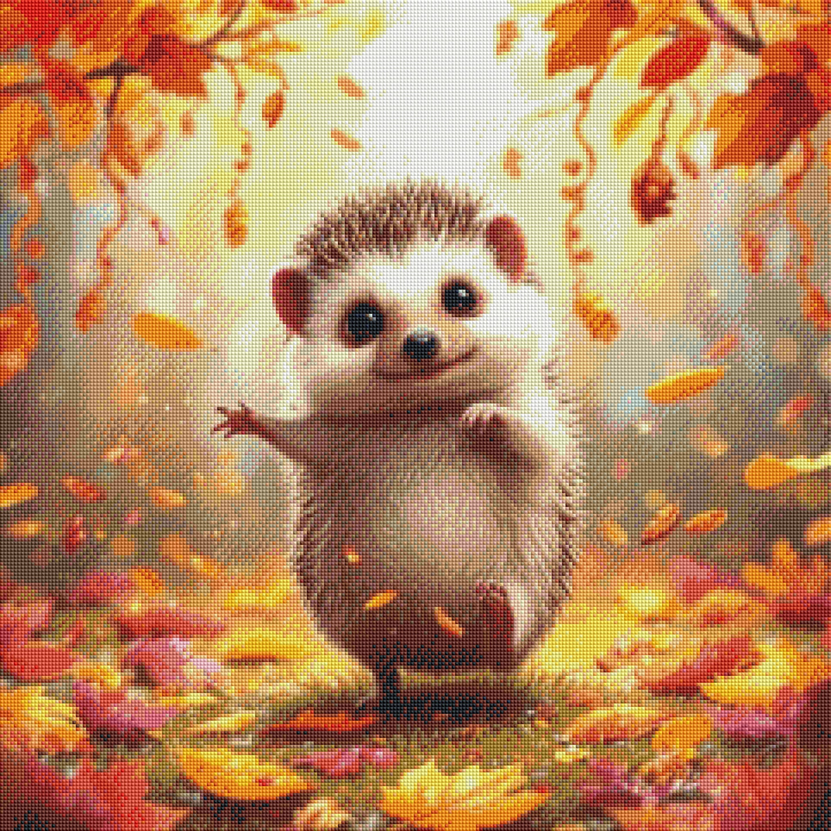 Herbstliebe – Diamond Painting 60 × 60 cm