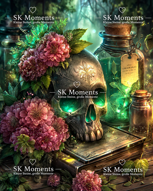 Flora Mortis – Diamond Painting mit SK Moments Wasserzeichen