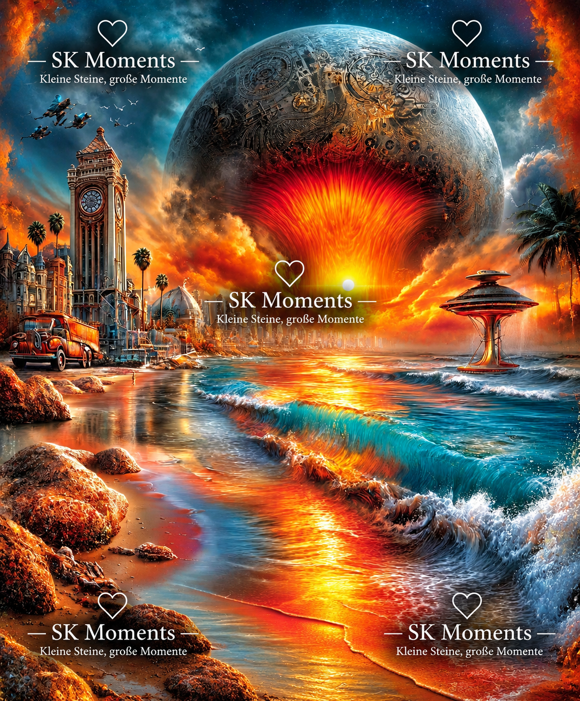 Jenseits des Horizonts – Diamond Painting mit SK Moments Wasserzeichen