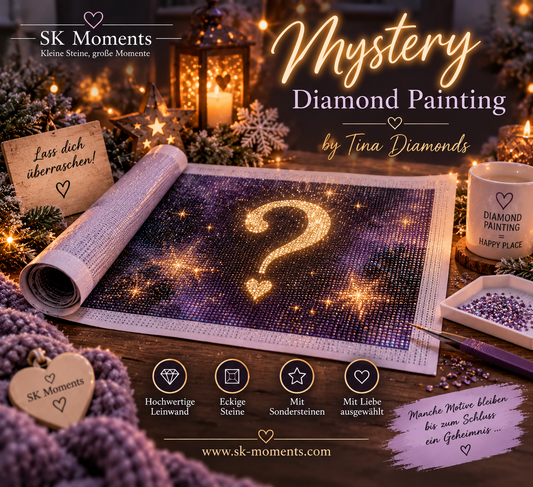 Mystery Diamond Painting by Tina Diamonds – 80 × 60 cm