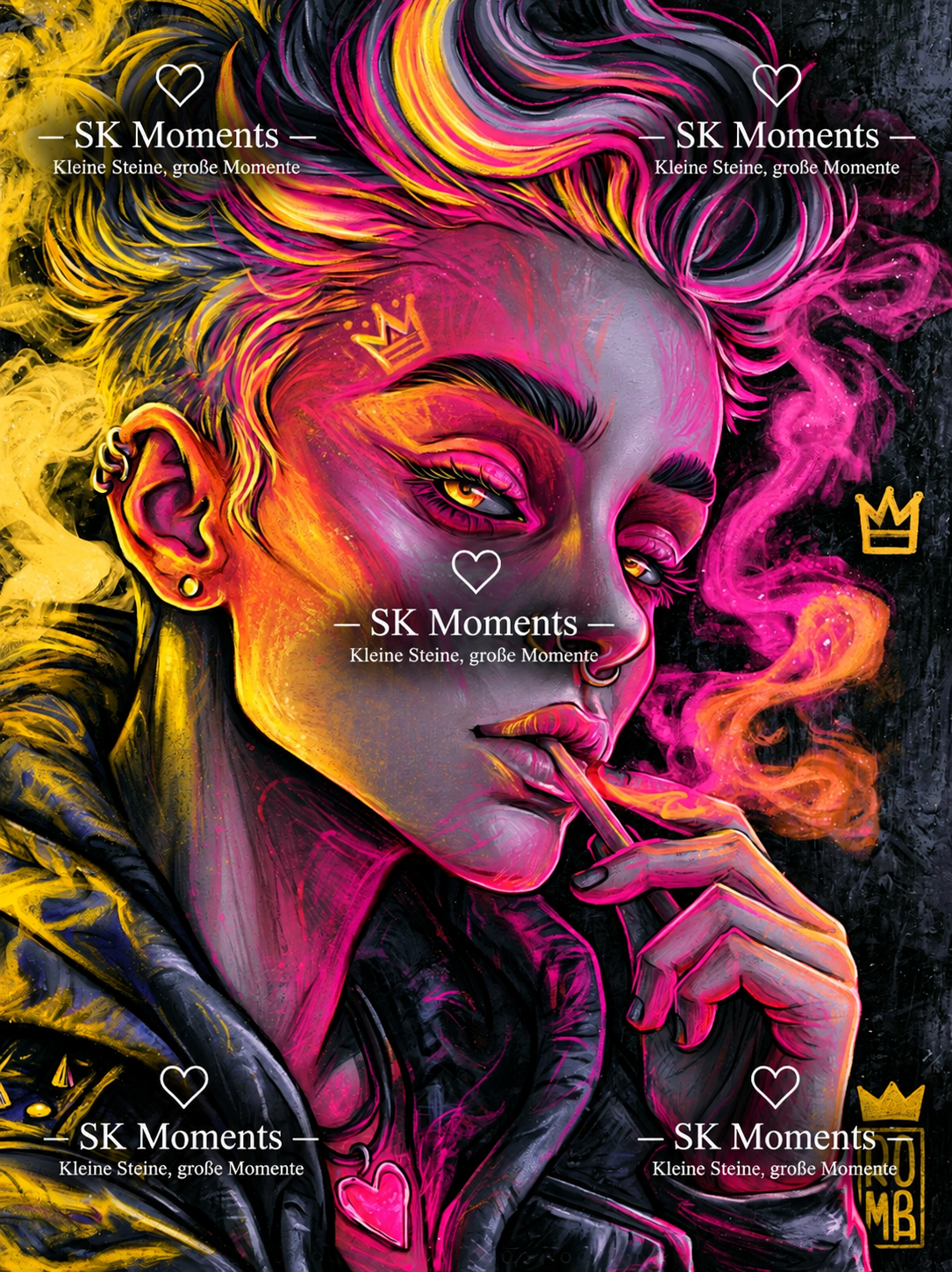 Neon Temptation – Diamond Painting mit SK Moments Wasserzeichen