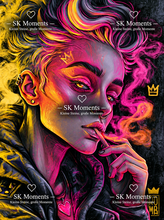Neon Temptation – Diamond Painting mit SK Moments Wasserzeichen