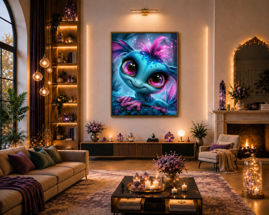 Crazy Ray´s - Starlight Sprite  Diamond Painting Kit | 50*65 cm | 95 DMC-Farben | Artwork by Ray Spark