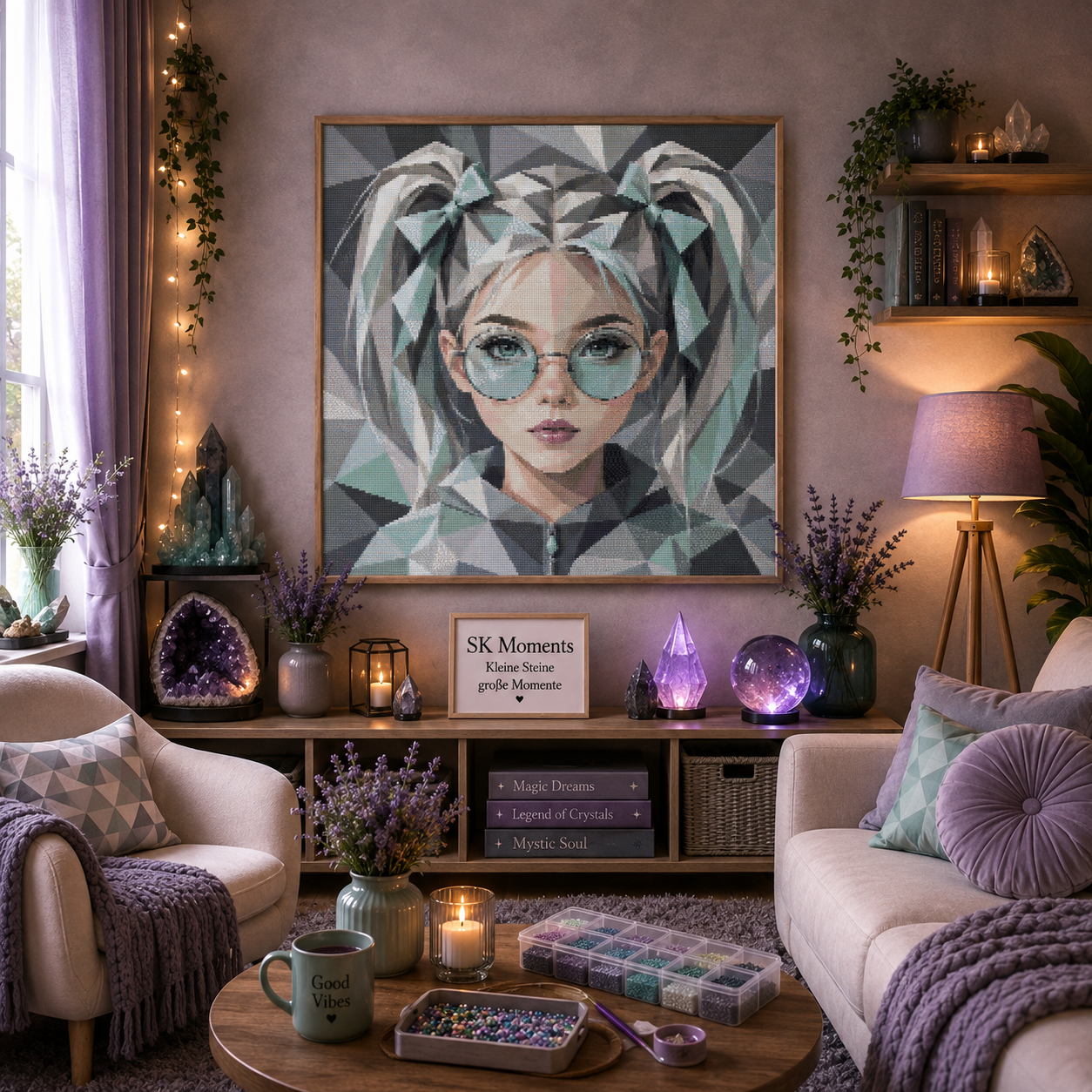 King Mäuserich Diamond Painting Kit | 50*60 cm | 96 DMC Colors | Artwork by Planetenparty