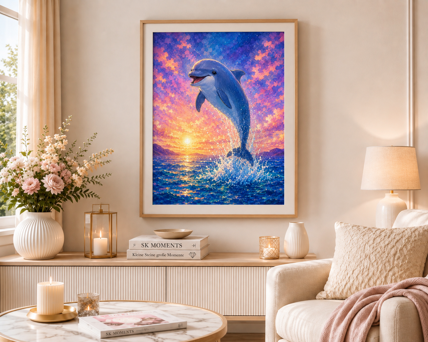 Magischer Meeresgruß - Diamond Painting Kit - Artwork by tiki_DIAMONDS.ai