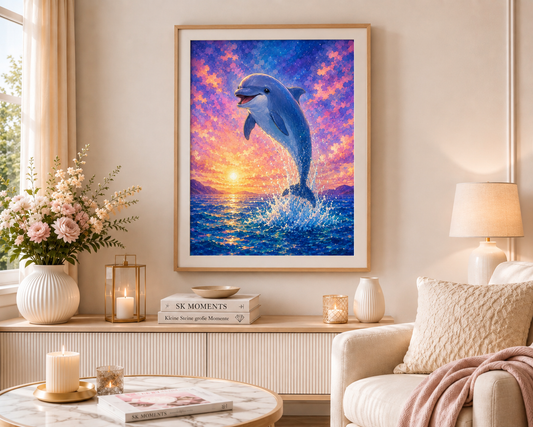 Magical Sea Greeting - Diamond Painting Kit - Artwork by tiki_DIAMONDS.ai