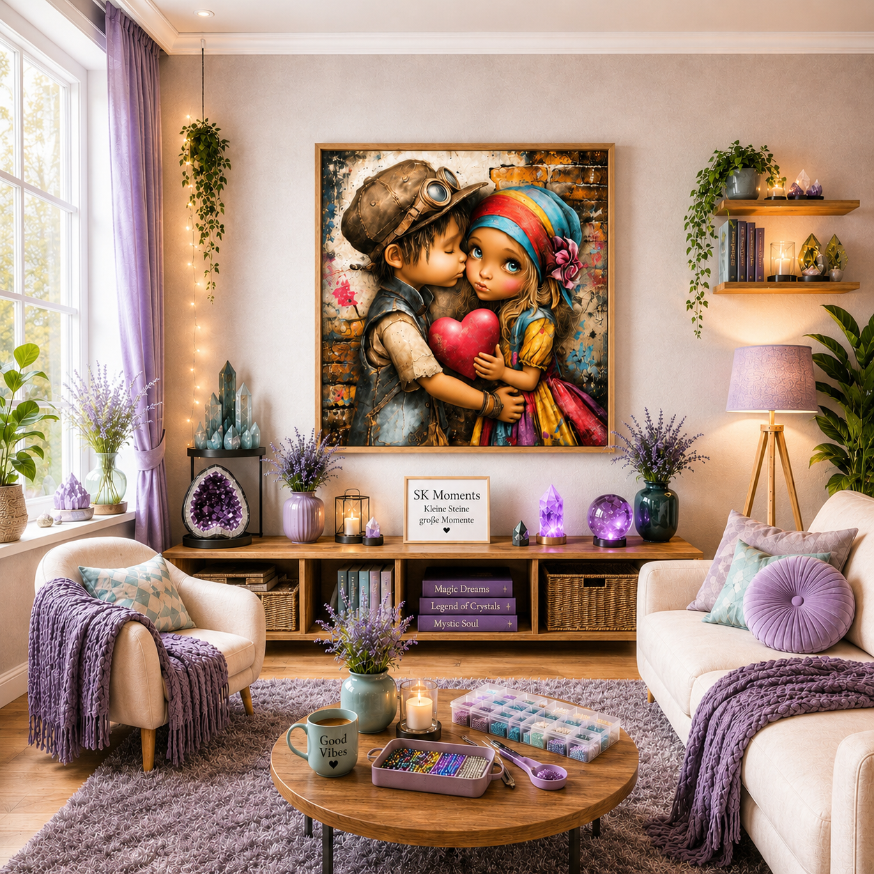 Autumn Roses - Diamond Painting Kit | 50*65 cm | 130 DMC Colors | Artwork by Anny_Ai