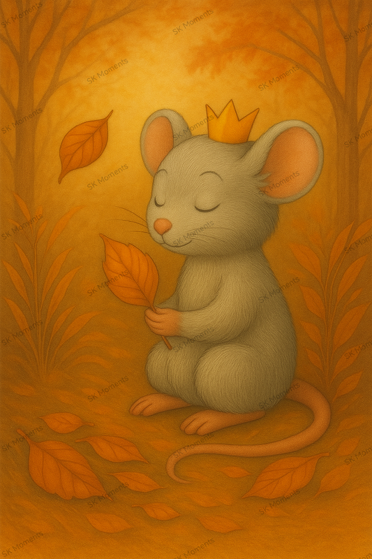 Milas Jahreszeitenzauber Herbstbild (60x80 cm, eckige Harzsteine)