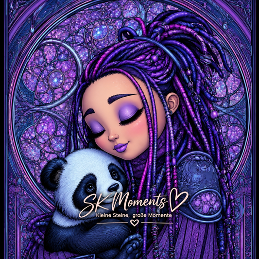 Traum in Amethyst – Diamond Painting 70 × 70 cm
