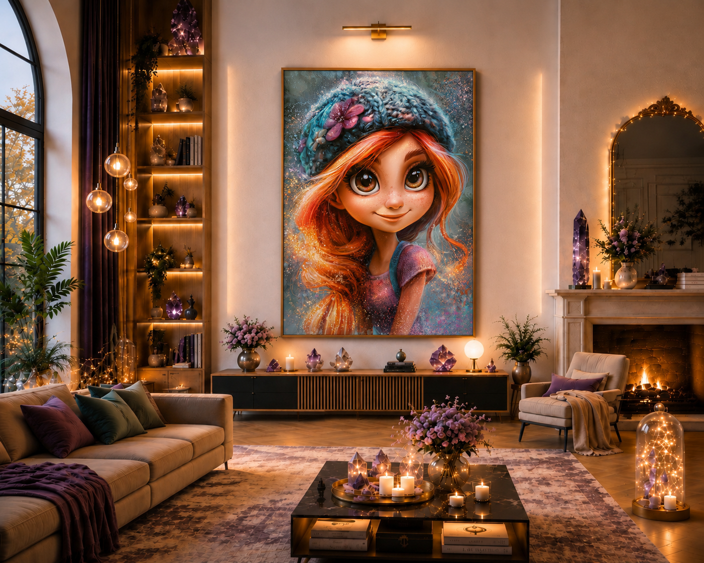 Kupferzauber - Diamond Painting Kit | 60*80 cm | 150 DMC Colors | Artwork by Ray Spark