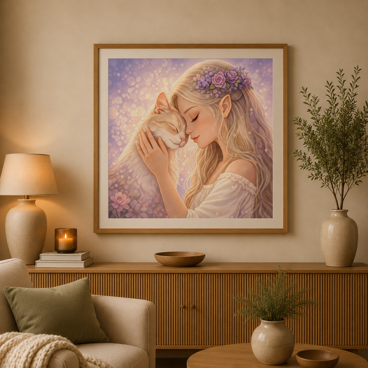 Soul Paw 50x50cm Square Drills - Diamond Painting Kit - Artwork by Farbenzauberwelt