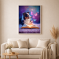 Schmetterlings Tanz mit 100 Farben - Diamond Painting Kit - KI Artwork by Tina Diamonds 60x80cm cm (eckige Steine)