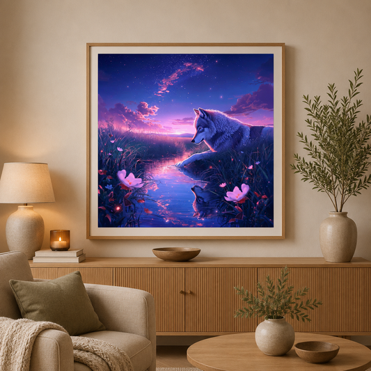 Wächterin Nala - Diamond Painting Kit - Artwork by Tina Diamonds