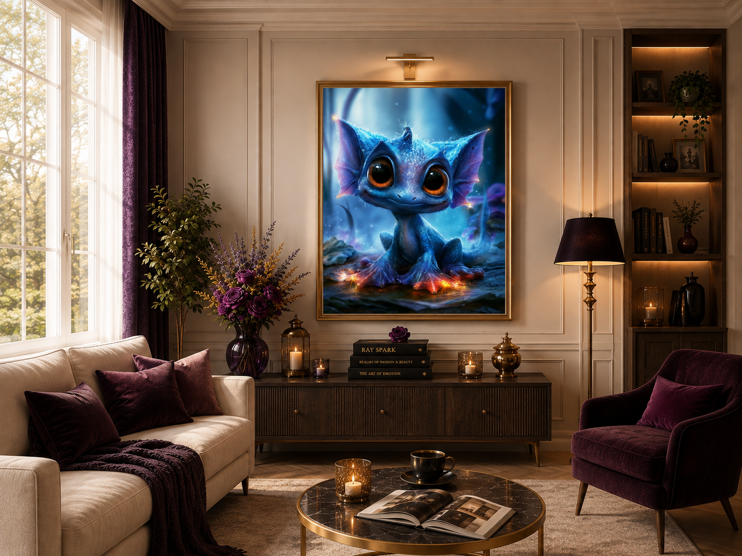 Crazy Ray´s - Ocean Spark  Diamond Painting Kit | 60*80 cm | 100 DMC-Farben | Artwork by Ray Spark