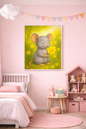 Milas Jahreszeitenzauber Frühlingsbild - Diamond Painting Kit - AI Artwork by SK Moments 60x80cm (eckige Steine)