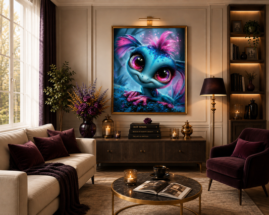 Crazy Ray´s - Starlight Sprite  Diamond Painting Kit | 50*65 cm | 95 DMC-Farben | Artwork by Ray Spark