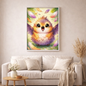 Pieps, das Küken - Diamond Painting Kit - AI Artwork by Planetenparty 50x70cm (eckige Steine)