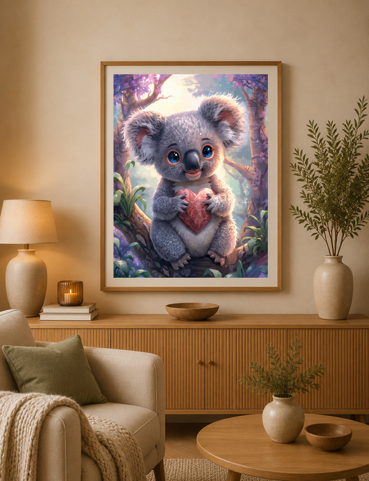 Koala Mia - Diamond Painting Kit - Artwork by Tina Diamonds