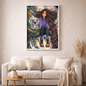 Koala Mädchen - Diamond Painting Kit - AI Artwork by Planetenparty 50x70cm (eckige Steine)