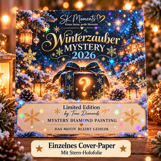 Winterzauber Mystery 2026 – Cover Paper 6er-Set (10 x 10 cm)