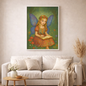 Die Tagebuch Fee - Diamond Painting Kit - AI Artwork by SK Moments 50x70cm (eckige Steine)