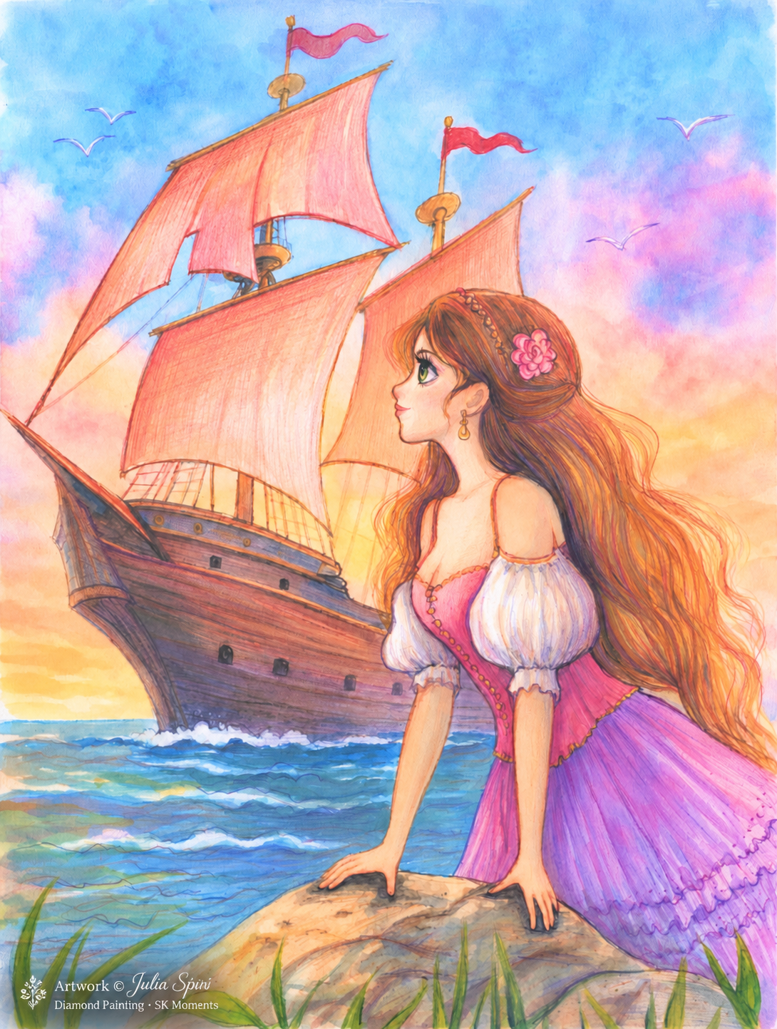 Assol – Julia Spiri | Diamond Painting 60 × 80 cm