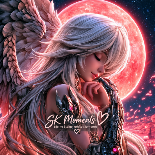 Lunar Angel – Diamond Painting 80 × 80 cm