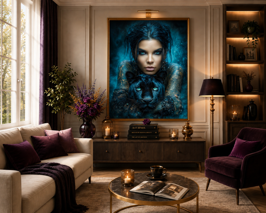 Seelen der Nacht - Diamond Painting Kit - Artwork by Ray Spark