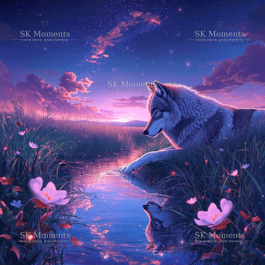 Wächterin Nala – Diamond Painting mit SK Moments Wasserzeichen
